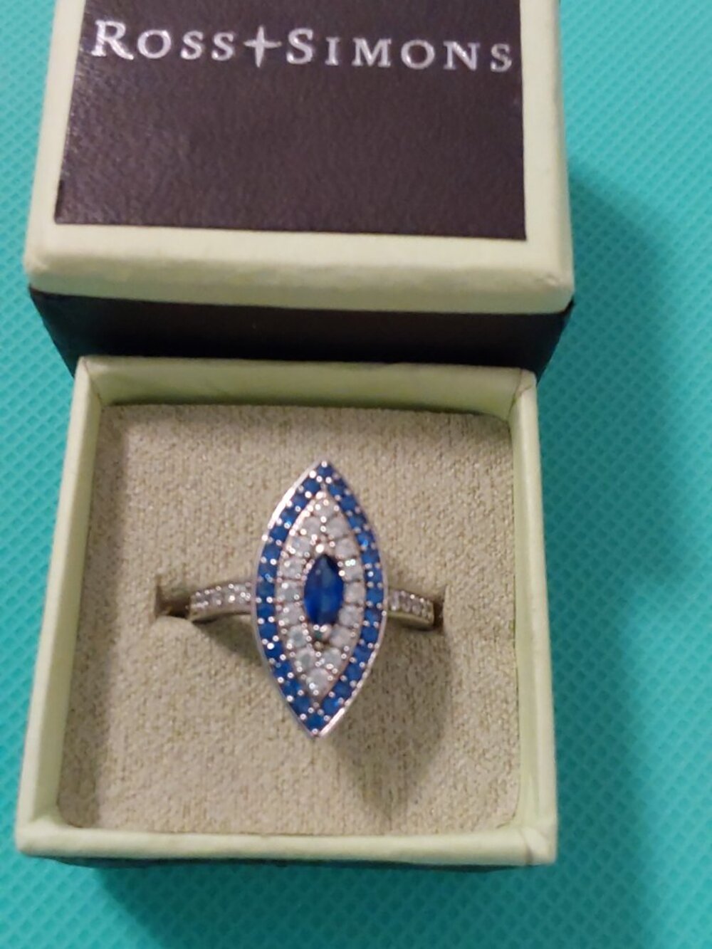 EVIL EYE RING ROSS SIMONS JEWELRY 2015 GORGEOUS - Picture 15 of 15